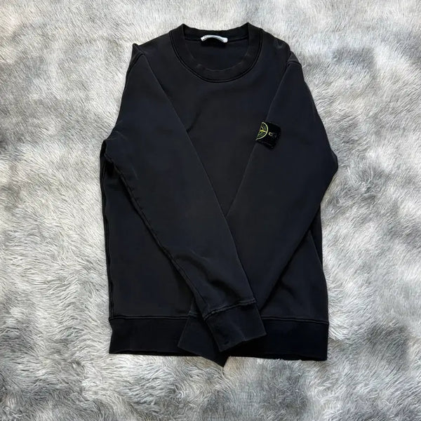 [BUNJANG] Stone Island Sweatshirt Black M / 스톤아일랜드 맨투맨 블랙
