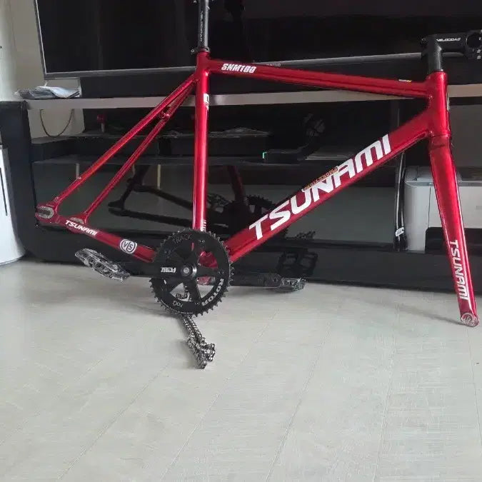 [BUNJANG] Tsunami SNM100 Bicycle (Red Wine) / 쓰나미 레드와인 반차 개급처