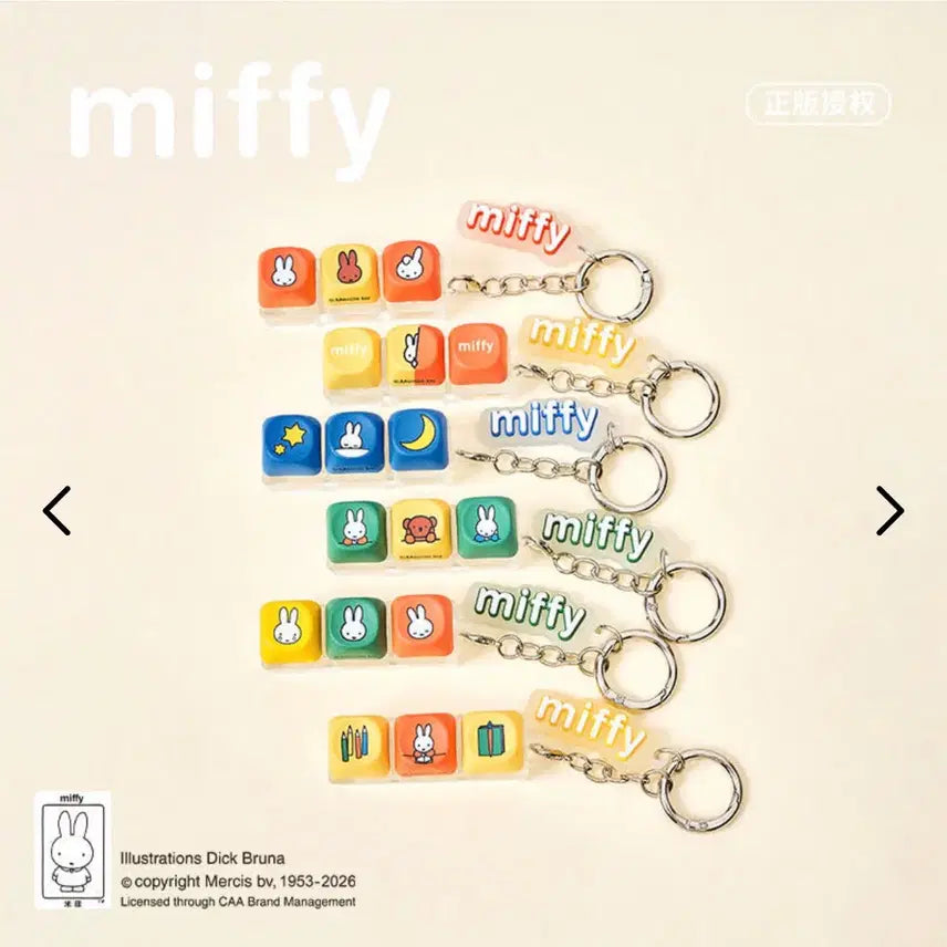 [BUNJANG] Miffy Keycap Keyring (Sealed) / 미개봉)미피 키캡 키링 새상품