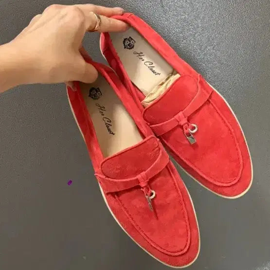 [BUNJANG] Custom Handmade Suede Loafers 240 / 20만원가까이 / 고급 스웨이드 로퍼 (맞춤 수제화 240)