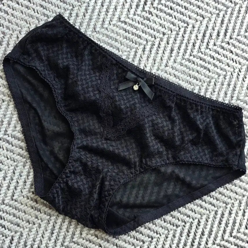 [BUNJANG] Black See-Through Women's Panties / 블랙 시스루 팬티