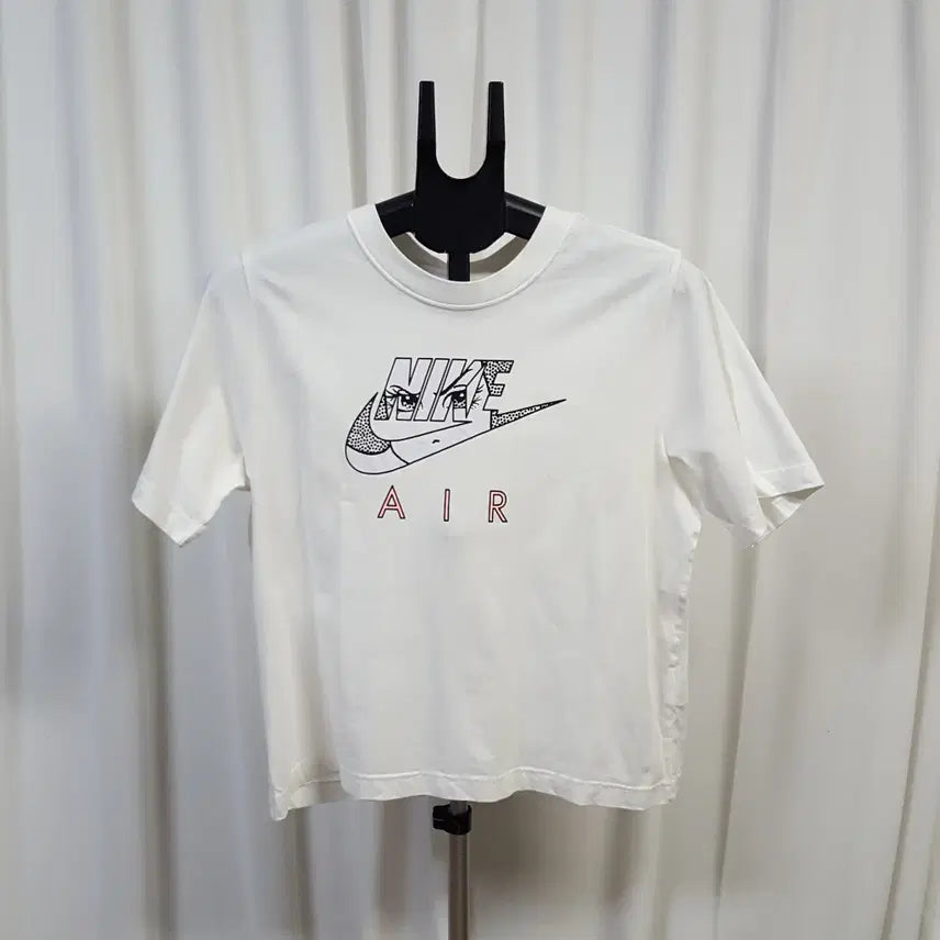 [BUNJANG] Nike Women's NSW Air Dot Swoosh Short Sleeve T-Shirt L / 22년 나이키 여성 NSW 에어 도트 스우시 반팔 티셔츠 L 오일장 0331