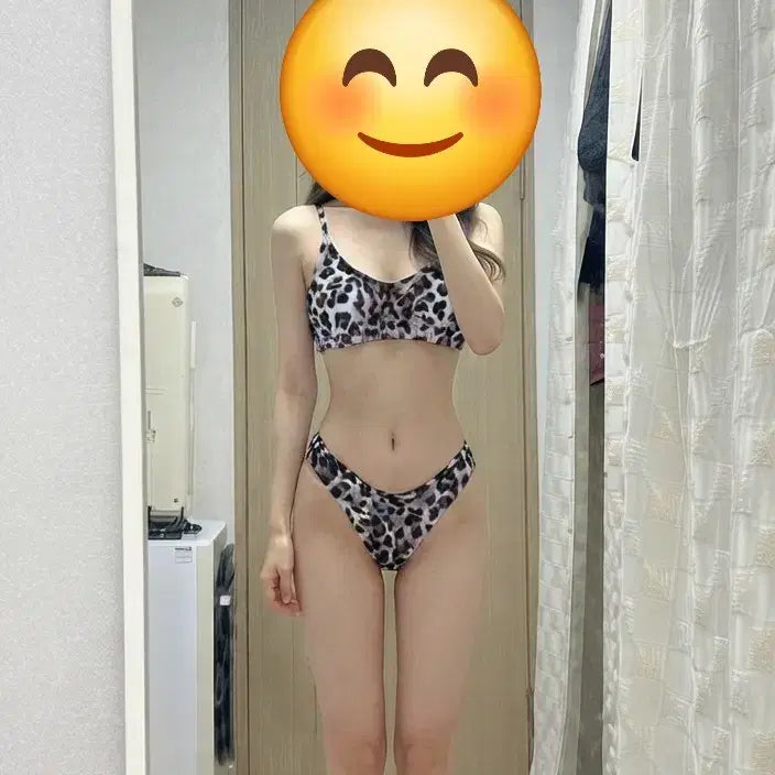 [BUNJANG] Leopard Print Bikini / 호피무늬 비키니
