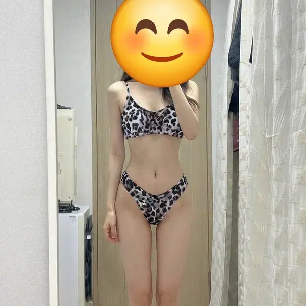 [BUNJANG] Leopard Print Bikini / 호피무늬 비키니