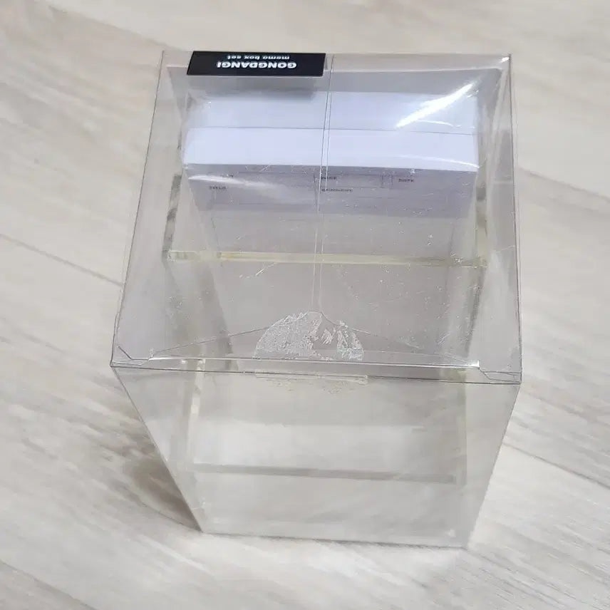 [BUNJANG] Acrylic Memo Box Set - New / 새상품) 아크릴 메모지 박스 세트