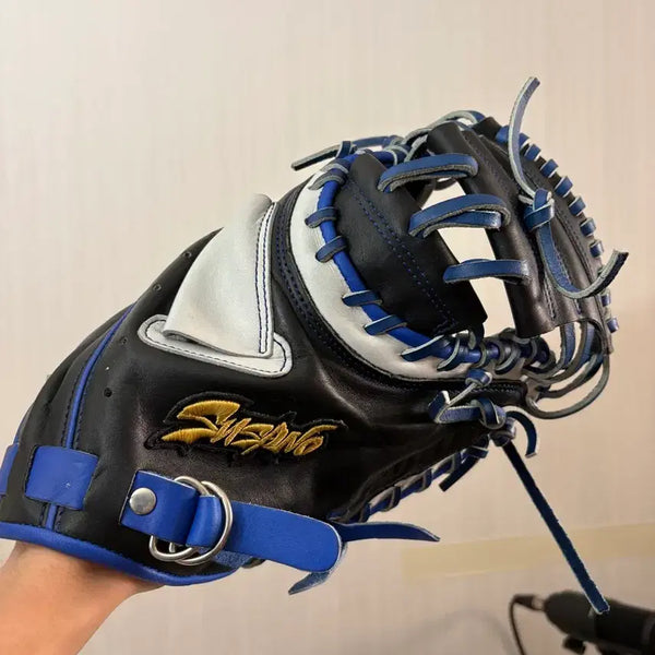 [BUNJANG] Susanoo Pro Elite Standard Catcher's Mitt Black/White/Blue SUPEC3 / 스사노 포수미트 프로엘리트 스탠다드 블랙화이트블루 SUPEC3