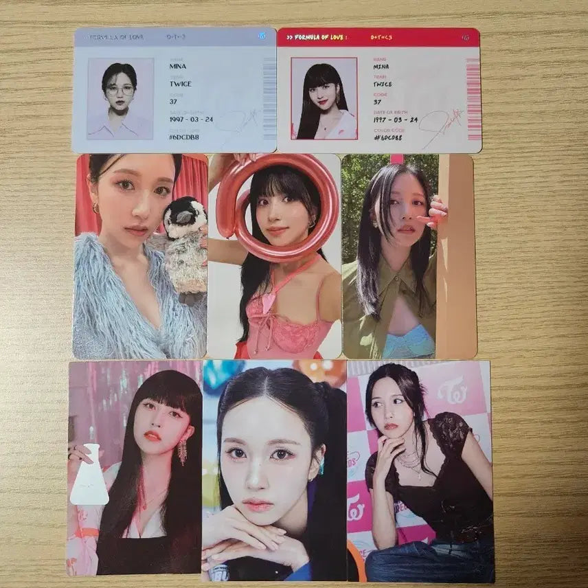 [BUNJANG] Twice Mina Photocard / 트와이스 미나 포토카드