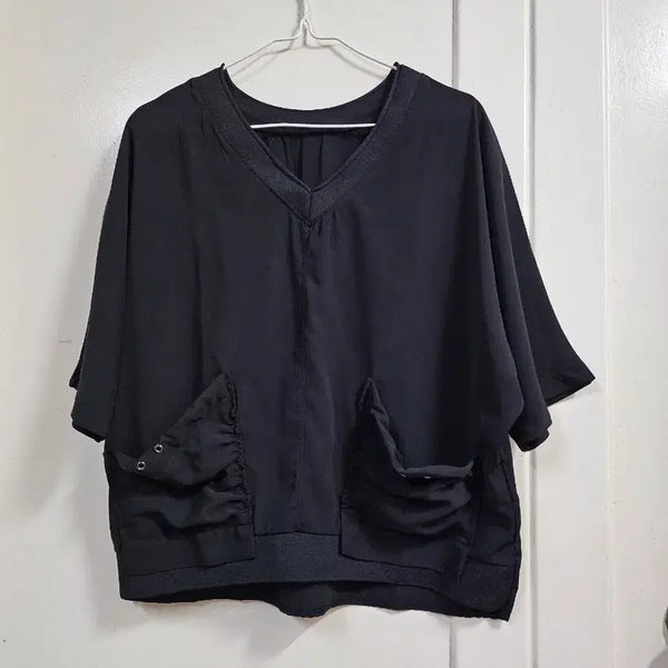 [BUNJANG] Lee Sang Bong Edition Black Polyester Comfort Short Sleeve T-Shirt / 25년)이상봉 편한 반팔티~77
