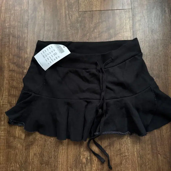 [BUNJANG] Brandy Melville Black Mini Skirt / 브랜디멜빌 블랙 미니 스커트 치마