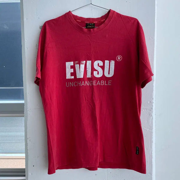 [BUNJANG] EVISU Short Sleeve T-Shirt / (M) 에비수 반팔 티셔츠