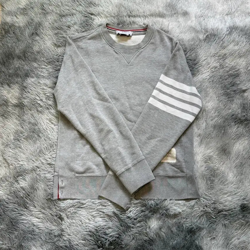 [BUNJANG] Thom Browne 4-Bar Sweatshirt Grey / 톰브라운 4선 맨투맨 그레이