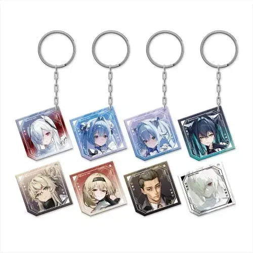 [BUNJANG] Nikke Cinderella Gretel Red Shoes Hologram Acrylic Keyring / 니케 신데렐라 세이렌 헨젤 그레텔 레드슈즈 홀로그램 아크릴 키링 공구