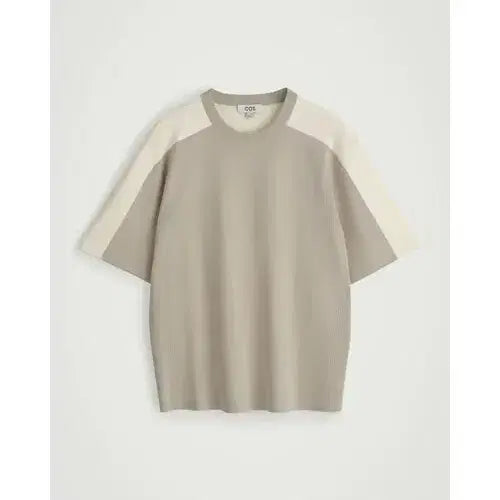 [BUNJANG] COS Mesh Panel Short Sleeve Knit - Size M / COS  코스 메쉬 패널  반팔 니트