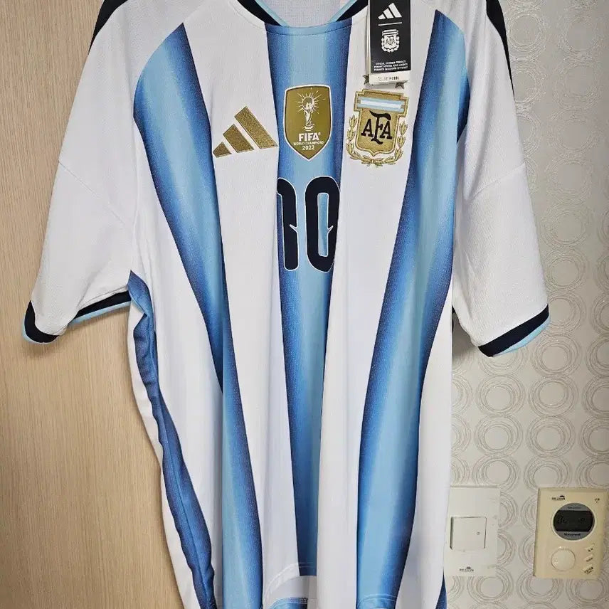 [BUNJANG] Argentina Lionel Messi Player Edition Jersey (4XL) / 아르헨티나 메시 마킹 유니폼(4xl)
