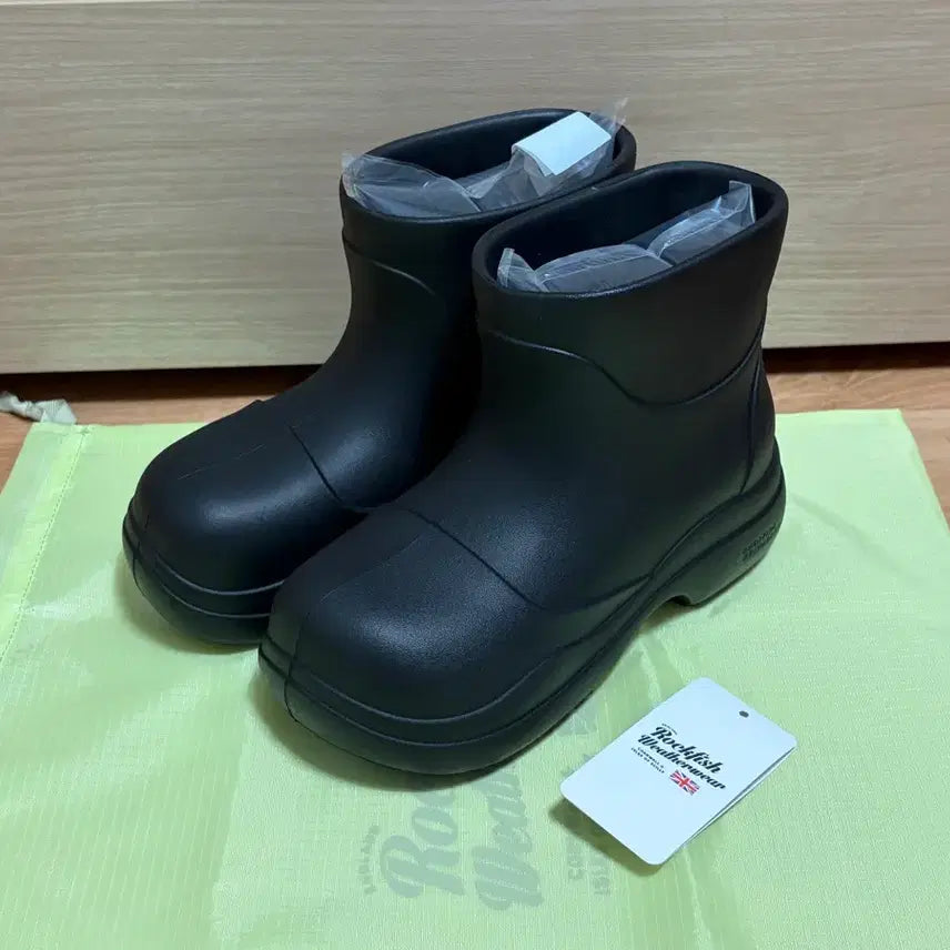 [BUNJANG] Rockfish Hayden Rain Boots Black 230 / 새상품) 락피쉬 헤이든 부츠 230