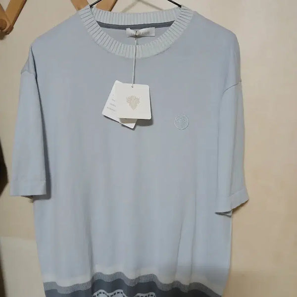 [BUNJANG] The Siena Knit Tee Blue / THE SIENA니트티
