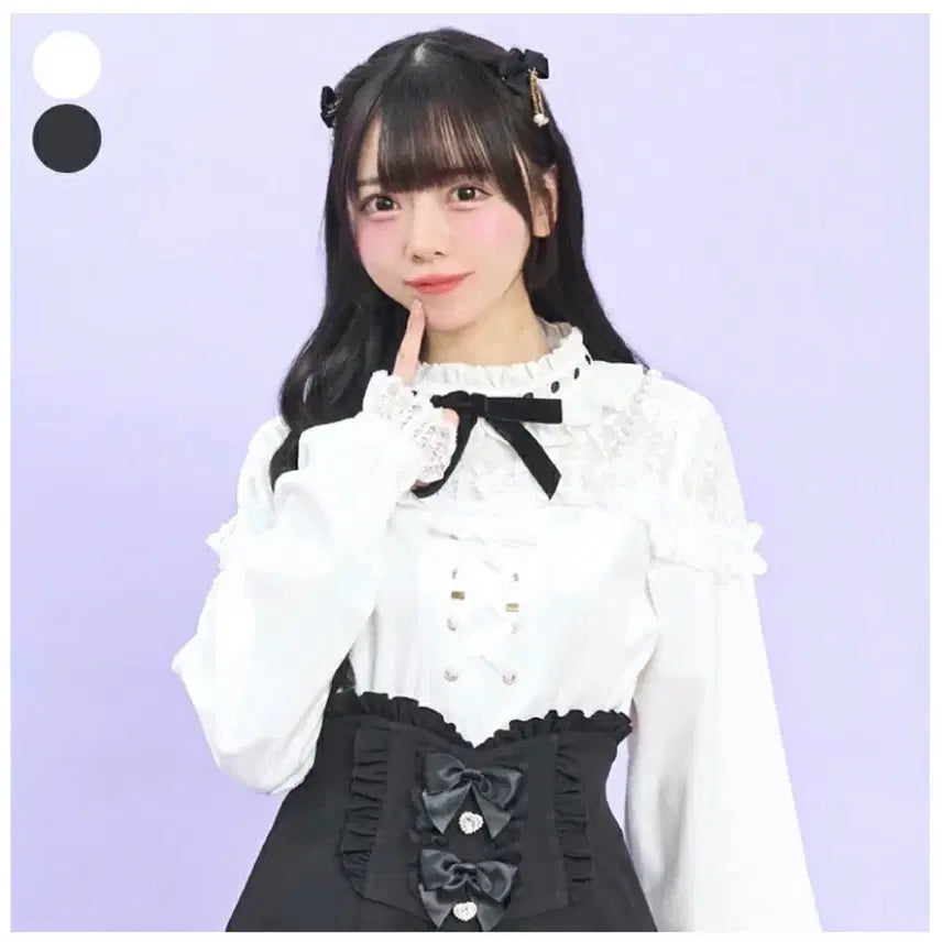 [BUNJANG] Secret Honey White Blouse / 시허니 시크릿허니 블라우스 지뢰계 양산형 스나계