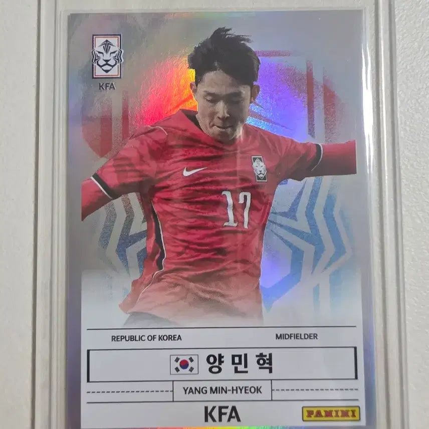 [BUNJANG] 2026 K League Panini KFA Stars Yang Min-hyuk Trading Card / 2026 k리그 파니니 양민혁 KFA Stars카드 판매 강원fc