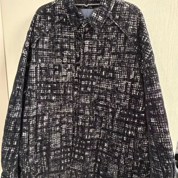 [BUNJANG] JUUN.J Tweed Shirt Size 46 / 준지 트위드 셔츠 46
