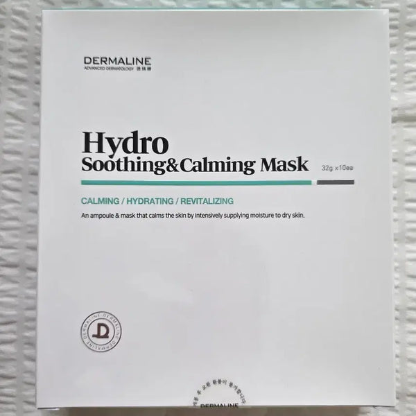 [BUNJANG] Derma Line Hydro Soothing & Calming Mask Pack Set (10 Sheets) / 더마라인 마스크팩