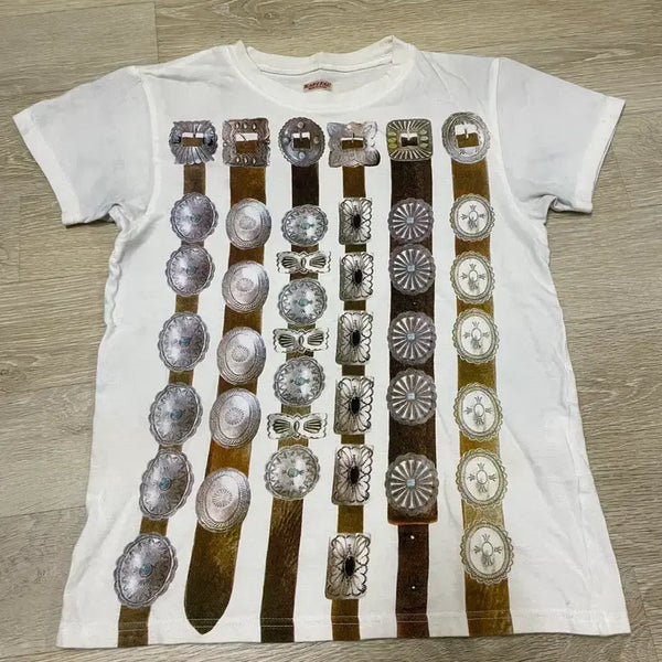 [BUNJANG] Kapital Cotton Short Sleeve T-Shirt XS / 캐피탈 kapital 반팔 XS
