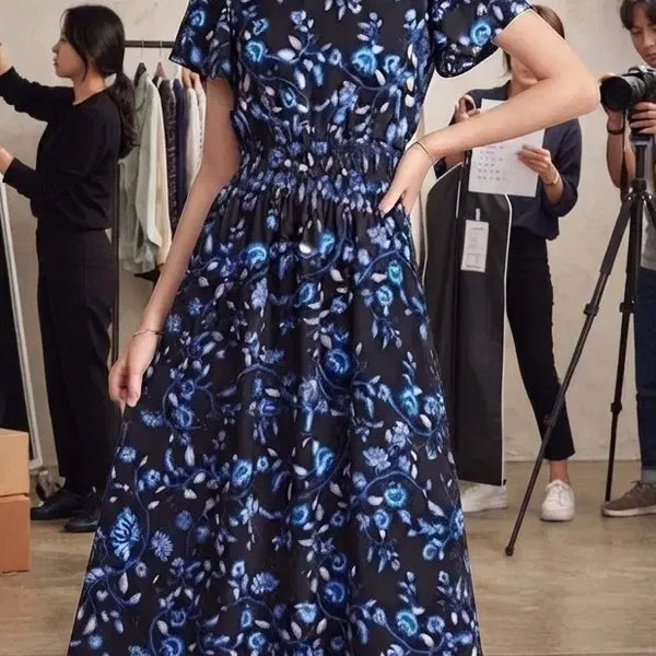 [BUNJANG] Theory Silk Dress / 띠어리 실크 원피스 수지화보원피스