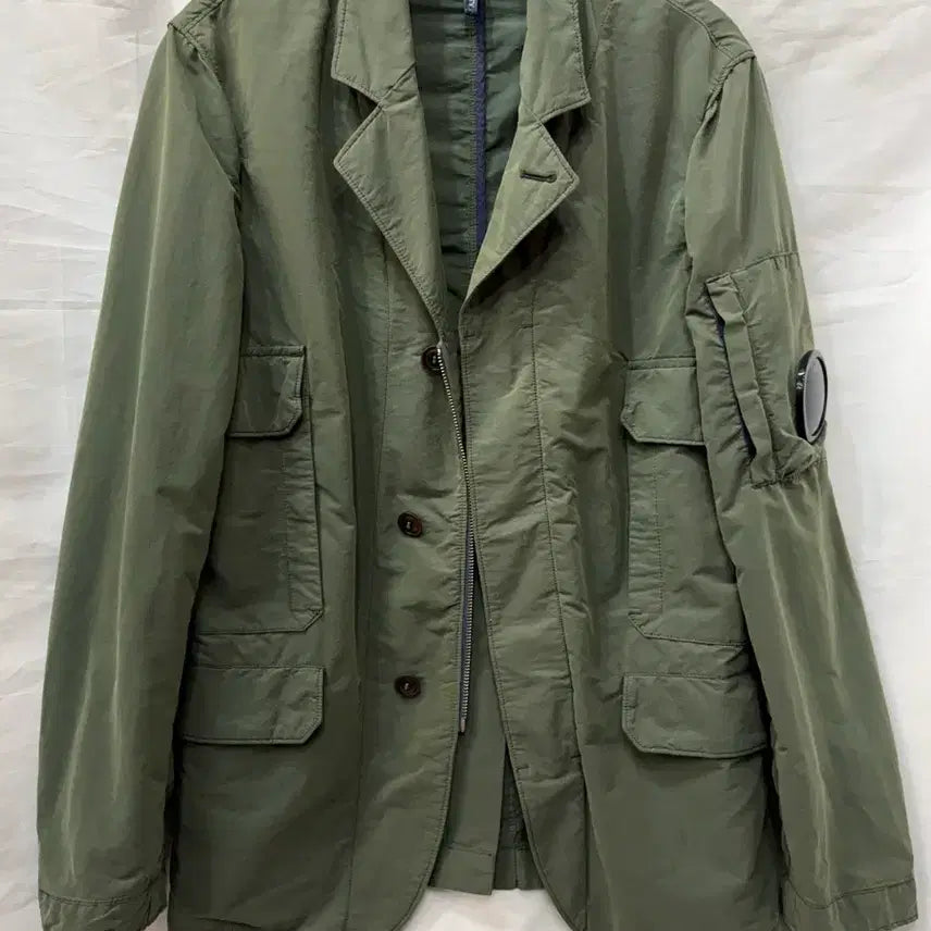 [BUNJANG] CP Company Olive Blazer Windbreaker Jacket Size 48 / 정품) CP컴퍼니 올리브 색상 블레이저 바람막이 자켓 48/95사이즈