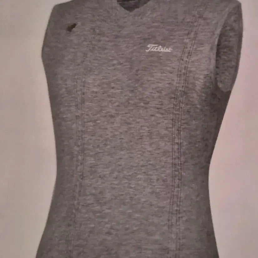 [BUNJANG] Titleist Golf Knit Vest Gray New / 타이틀리스트 골프 니트 조끼 회색신형