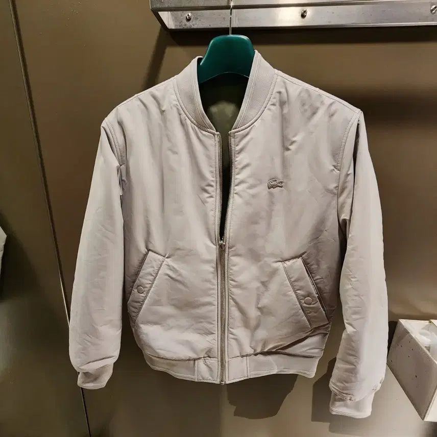 [BUNJANG] Lacoste Men's Reversible MA-1 Blouson Jacket / (새상품) 라코스테 남성 리버시블 MA-1 블루종 (새상품)