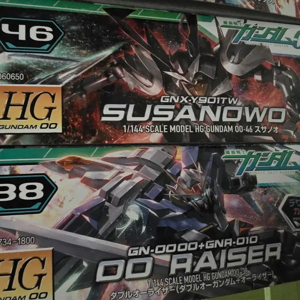 [BUNJANG] HG Gundam 00 Susanoo & 00 Raiser Model Kit Set / HG 건담 00 46 스사노오 / 38 더블오 라이저
