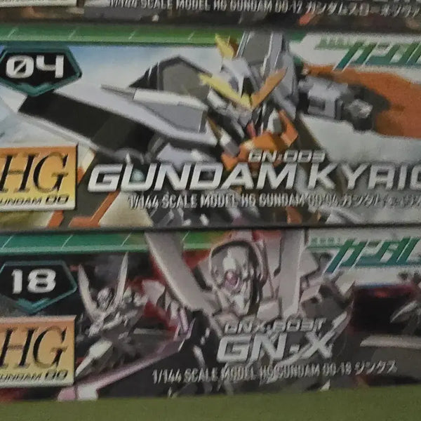 [BUNJANG] Bandai HG Gundam 00 Kyrios & GN-X 1/144 Scale Model Kit Set / HG 건담 00 쿄리오스 / GN-X