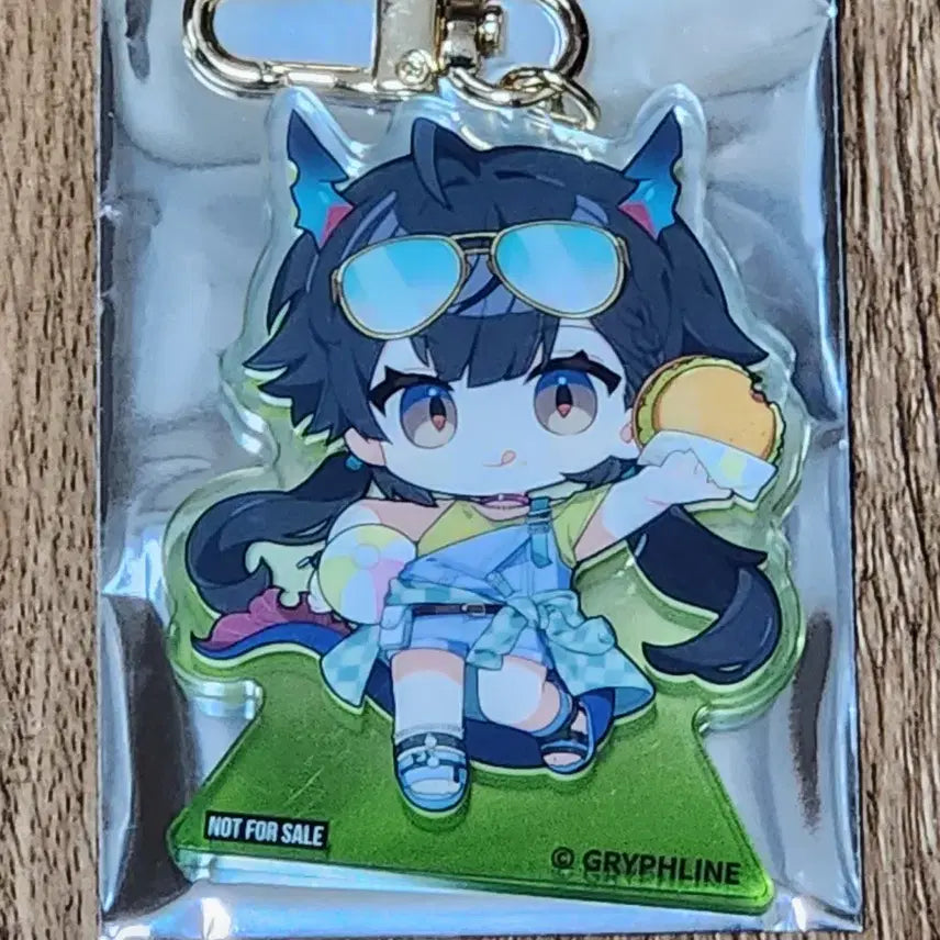 [BUNJANG] Endfield Frank Burger Collaboration Jin Cheonwoo Acrylic Keyring / 엔드필드 프랭크버거 콜라보 진천우 아크릴 키링 판매
