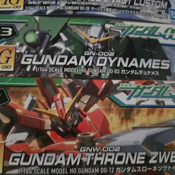 [BUNJANG] HG Gundam Dynames 1/144 Scale Model & Gundam Throne Zwei 1/144 Scale Model Set / HG 건담 듀나메스 / 건담 스로네 츠바이 1/144 스케일 모델