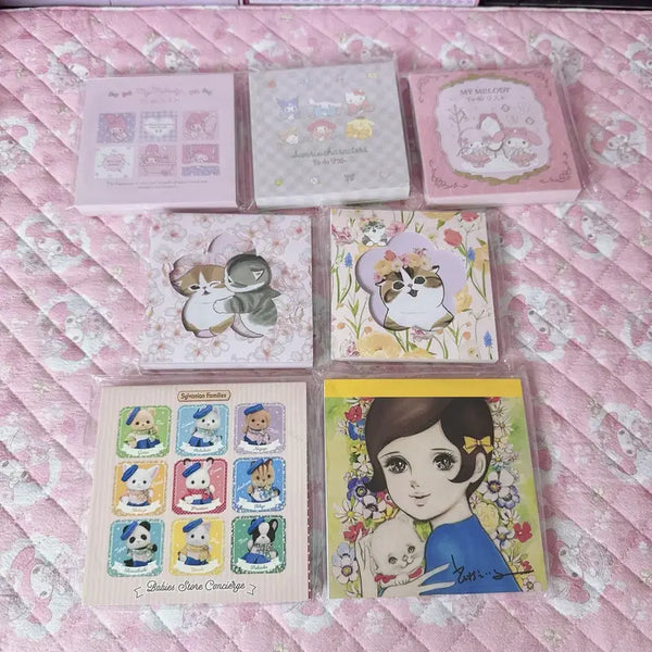 [BUNJANG] Sanrio To-Do List, Mofunsand, Sylvanian Memo Pad Set / 산리오 투두리스트/모프샌드/실바니안메모지