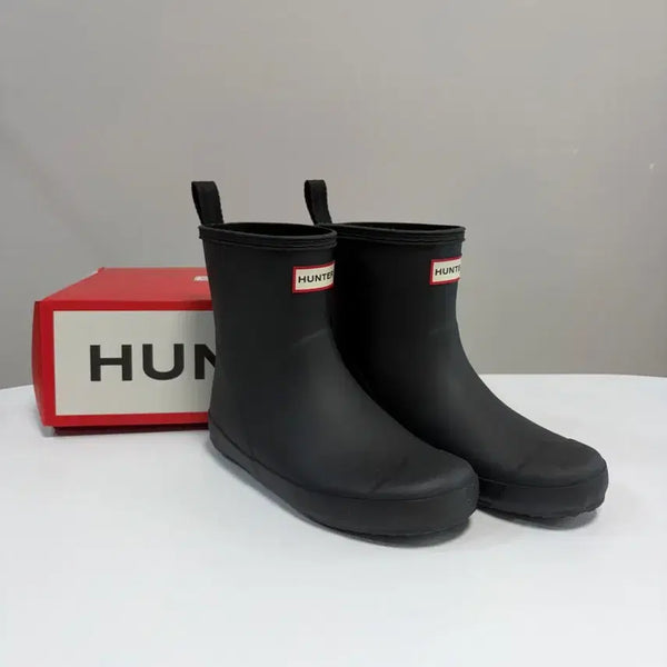 [BUNJANG] Hunter First Classic Short Rain Boots Black 240 / 헌터 퍼스트 클래식 숏 레인부츠 블랙 240 (새상품 급/박스O)