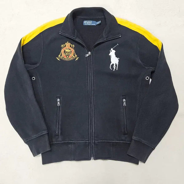 [BUNJANG] Polo Ralph Lauren Big Pony Embroidered Cotton Zip-Up Jacket / 폴로 랄프로렌 빅포니 자수 코튼 집업 급처