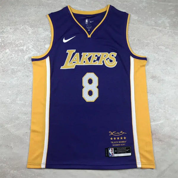 [BUNJANG] Los Angeles Lakers Kobe Bryant #8 Retirement Edition Purple Basketball Jersey Size S-XXL / 레이커스 8번 코비 은퇴판 퍼플 농구 열풍 size S-XXL