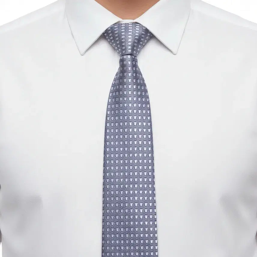 [BUNJANG] Hermès Penguin Pattern Silk Necktie / 에르메스 펭귄패턴 실크 넥타이