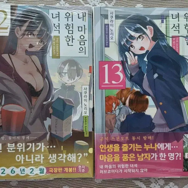 [BUNJANG] My Dangerous Boy Vol. 12 & 13 First Edition (Sealed) / 내 마음의 위험한 녀석  12,13 초판 미개봉