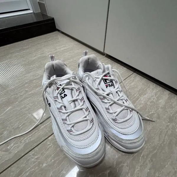 [BUNJANG] Fila White Sneakers / 휠라 운동화