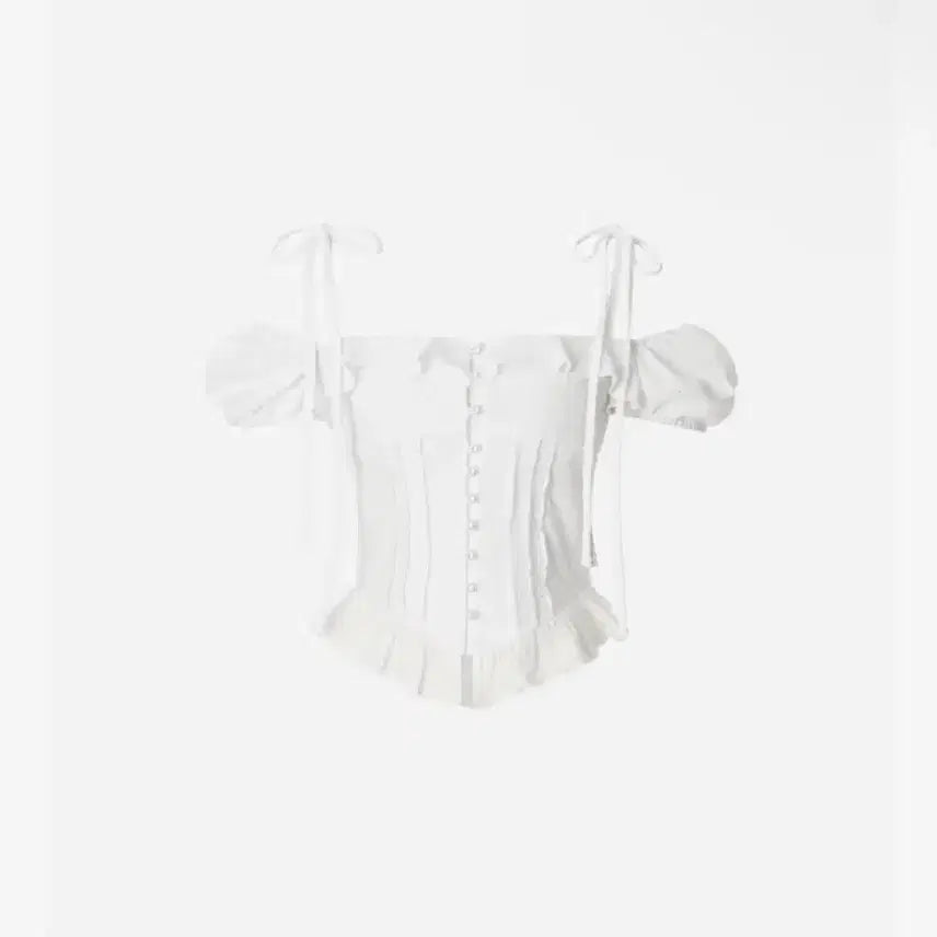 [BUNJANG] Newallin Rose 2 Off-Shoulder Pintuck Blouse / 뉴얼린 로제2 오프숄더 핀턱 블라우스 판매