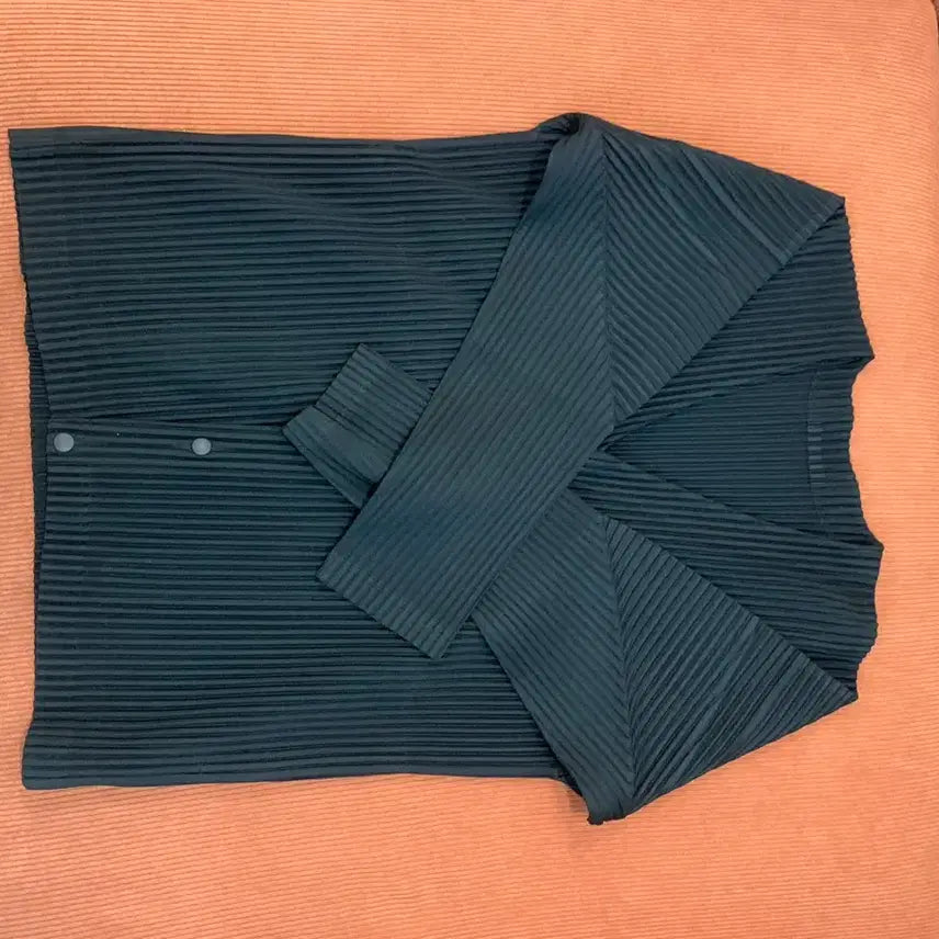 [BUNJANG] Homme Plissé Issey Miyake Basic Cardigan Black Size 2 / 옴므플리세 이세이미야케 베이직 가디건 블랙 2사이즈
