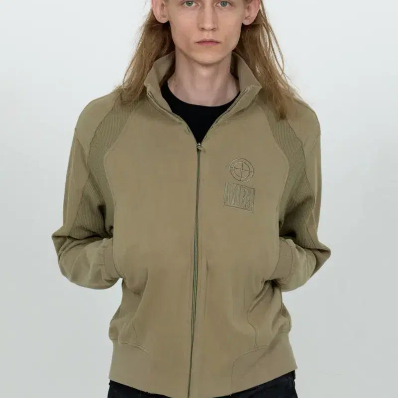 [BUNJANG] MPa Contrast Zipped Jacket (Khaki, Medium) / MPa CONTRAST ZIPPED JACKET (KHAKI) 카키/ 미디움/ 미착용/ 새상품/ 택,제품패키지 풀보유