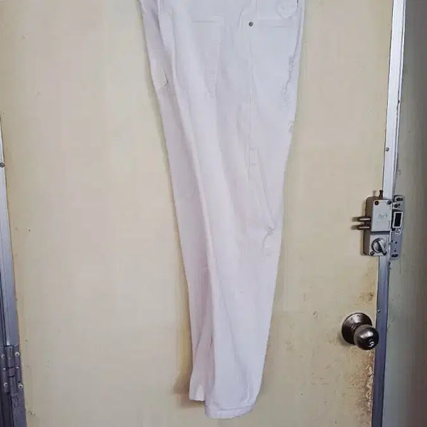[BUNJANG] Men's White Summer Pants - Size 32, 92cm Length / 남성여름바지 32싸이즈 기장92센치