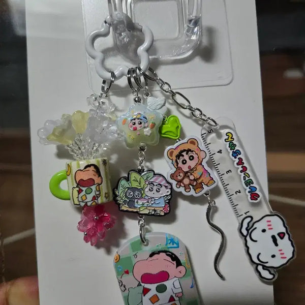 [BUNJANG] Crayon Shin-chan Crayon Shin-chan Character Keychain / 짱구는못말려 짱구 키링