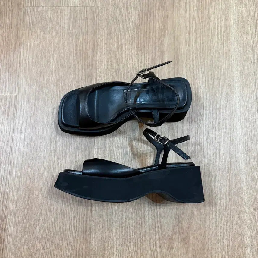 [BUNJANG] Circle Platform Sandals / circle 써클 플랫폼 샌들 230-235