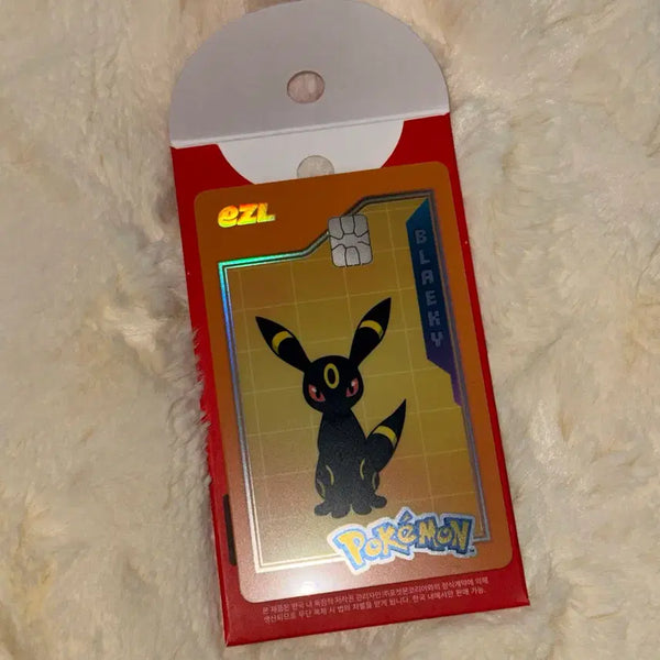 [BUNJANG] Pokemon Ezzle Transit Card Black Key (Unsealed) / (단순개봉) 포켓몬 이즐 교통카드 블랙키