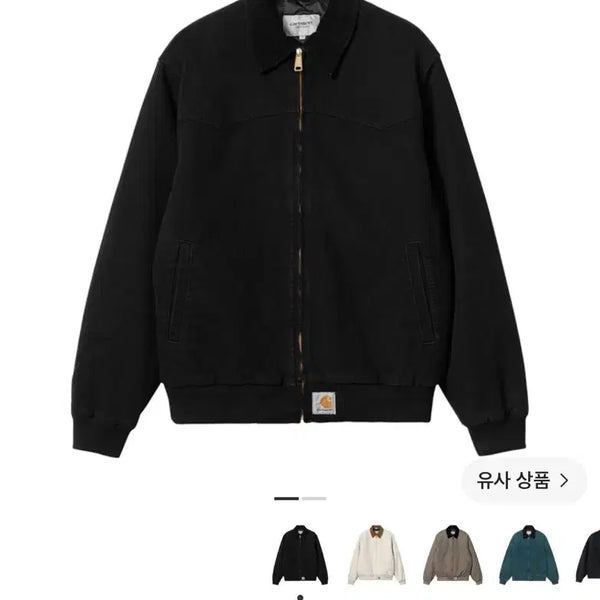 [BUNJANG] Carhartt Santa Fe Jacket Black / 칼하트 산타 페 자켓