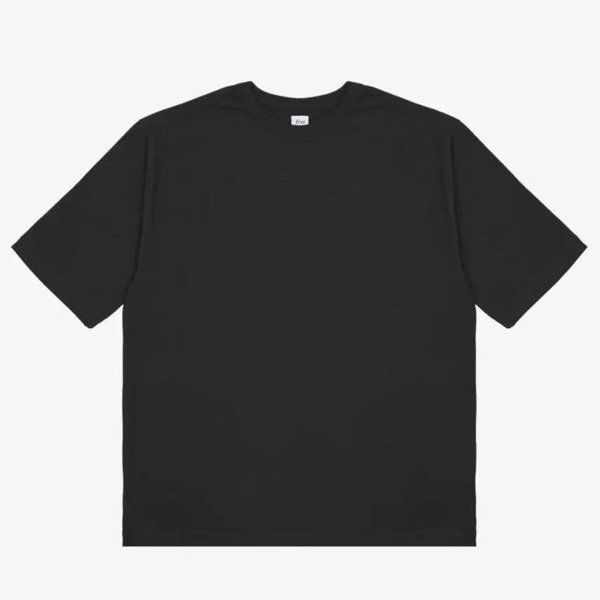 [BUNJANG] Fruy Pure Cotton T-Shirt Charcoal Size 4 / 프루이 퓨어 코튼 티셔츠 차콜 4사이즈