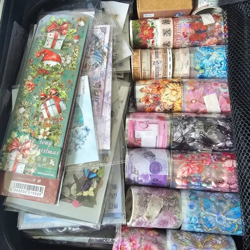 [BUNJANG] Vintage Journaling Supplies Bundle Set / 빈티지 다꾸 용품 일괄 처분